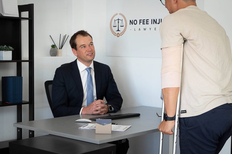 No fee injury client seeking personal injury claim